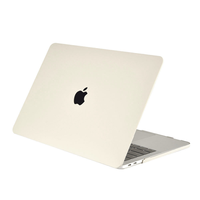 Casing Laptop Warna Solid Polos untuk MacBook Air 13.6 M2/M3/M4 Bahan PC Tahan Air & Tahan Guncangan