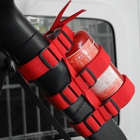 Support de fixation universel pour extincteur de voiture en nylon réglable - Sangle pour extincteur de voiture - Pièces et accessoires spéciaux