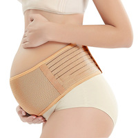 Ceinture de soutien abdominale réglable et respirante pour la grossesse, respectueuse de la peau, pour le soutien prénatal des hanches, du dos et du bassin
