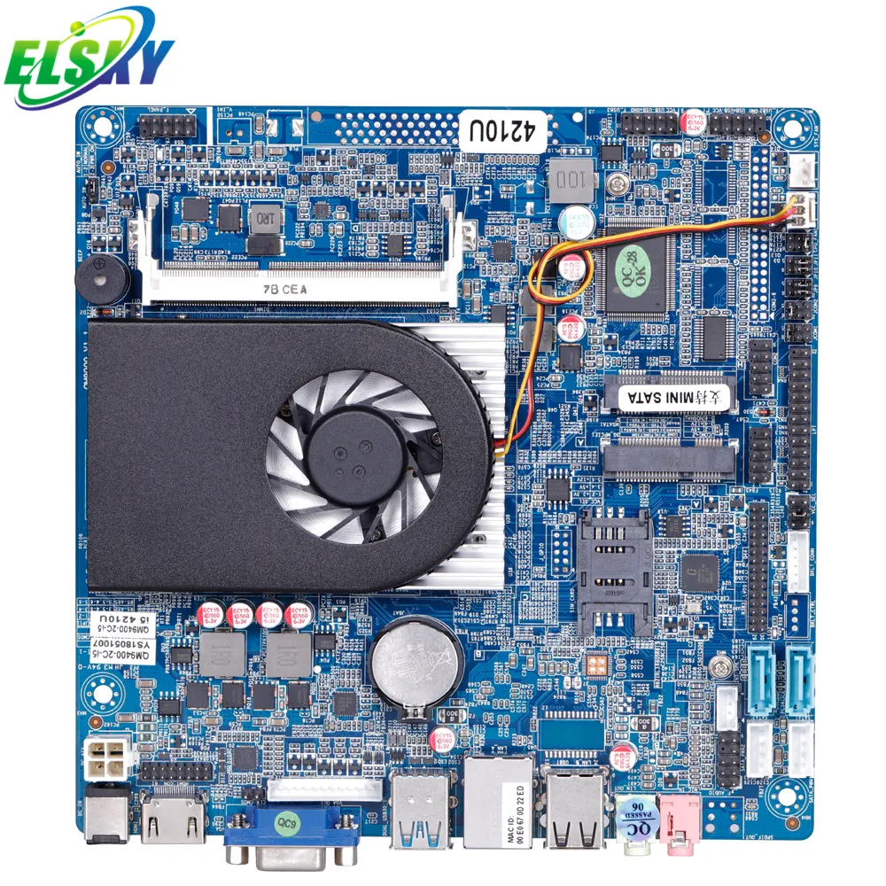 Hot Sale Cheap Intel 4th Gen 5th Gen Mini Board Core I3 I5 i7 4510U Processor x86 DDR3 Mini Itx Motherboard For POS ATM