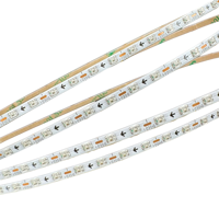 Carte PCB ultra étroite 2.7mm de largeur DC5V/12V WS2812-2020 160LEDs/m bande lumineuse RGBIC adressable individuellement IP20
