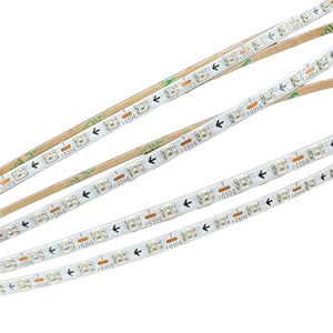 Carte PCB <span class=keywords><strong>ultra</strong></span> étroite 2.7mm de largeur DC5V/12V WS2812-2020 160LEDs/m bande lumineuse RGBIC adressable individuellement IP20 - Product Image 3