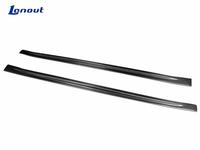 Jupes latérales en fibre de carbone sèche style PK modifiées pour Tesla Model 3, kit carrosserie avec spoiler latéral