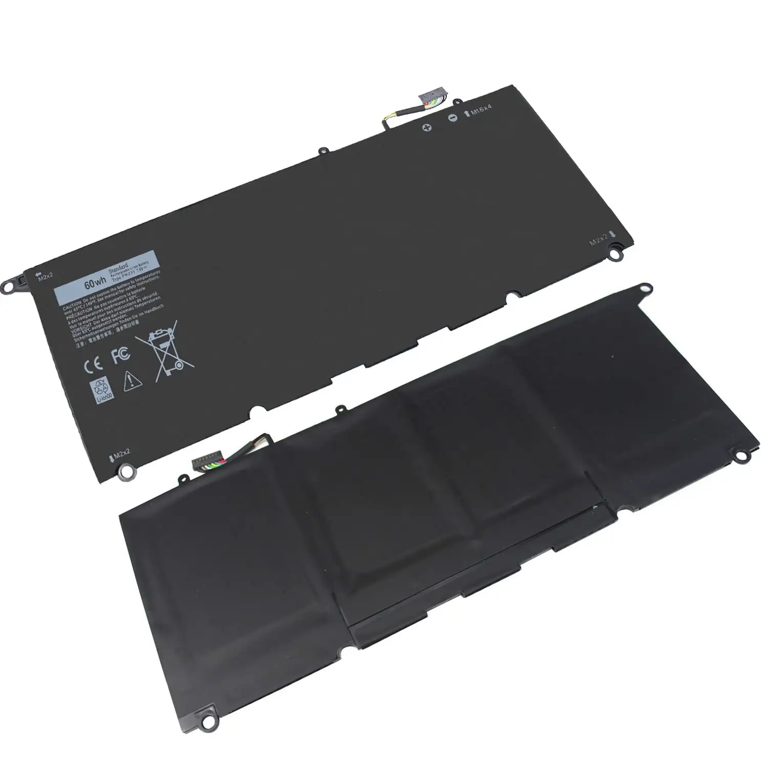New Genuine PW23Y Battery for Dell XPS 13 9360 13-9360-D1605G RNP72 P54G TP1GT OEM Replaceable Notebook Battery