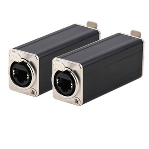 Coupleur réseau RJ45 à montage sur panneau, connecteur Ethernet 2 ports pour extension de câble - Product Image 1