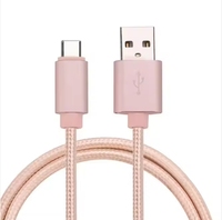 Accessoires mobiles Câbles de données USB Câble de charge rapide tressé en nylon USB a vers type C
