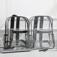 Sacs d'école tendance pour filles, sacs à dos transparents en PVC personnalisés avec logo, sacs à dos pas chers pour femmes, vente en gros