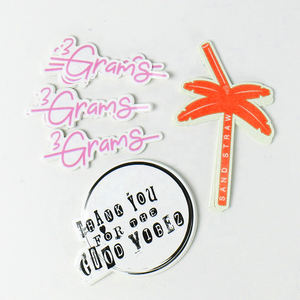 만화 접착 재미있는 홀로그램 스티커 A4 <span class=keywords><strong>3m</strong></span> 비닐 잡초 매트 재사용 가능한 스티커 팩 스티커 사용자 정의 로고 - Product Image 4