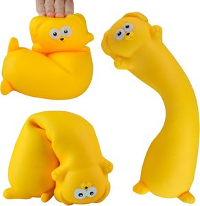 Juguete <span class=keywords><strong>de</strong></span> Peluche Gigante Elástico y Blandito para Perros, <span class=keywords><strong>de</strong></span> 5 Pies <span class=keywords><strong>de</strong></span> Largo, Amarillo, para Aliviar el Estrés, Sensorial, para Niños y Adultos, Venta al por Mayor - Product Image 6
