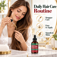 Sérum capillaire à marque privée avec biotine et collagène hydrolysé pour cheveux secs – Soin quotidien nourrissant et brillant