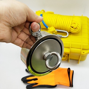 Kit de pêche magnétique Double face avec étui aimant puissant pour la pêche en rivière 2400lb aimant en néodyme - Product Image 2