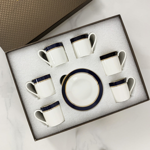 Tasse à expresso avec soucoupe 80ml, mini tasse en céramique - Product Image 3
