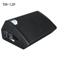 Moniteur de scène professionnel TM12P de 12 pouces, 1000W, DSP, enceinte active PA avec XLR pour église, théâtre, location, sonorisation en direct
