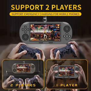 Console de <span class=keywords><strong>jeu</strong></span> portable SF3000 avec 14 émulateurs, 2 manettes, écran IPS 4,5 pouces, fonction externe OTC, 64 Go, plus de 20 000 jeux - Product Image 3