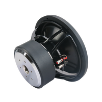 Altavoz wofer de aluminio negro JLD 800W RMS altavoces de coche de cono de fibra de carbono de montaje superficial subwoofer de 12 pulgadas