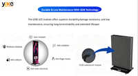 HD Gob P1.2 P1.53 P1.86 P2 P2.5 Indoor Foldable Led Poster Screen Display Portable Digital Banner Led Video Wall for Store