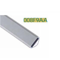 Bande d'étanchéité transparente de conception triangulaire moderne et simple pour porte de douche magnétique facile à installer avec garantie de 5 ans