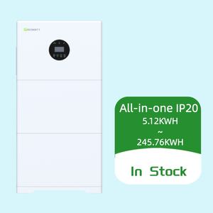 ระบบแบตเตอรี่ Growatt All for Battery รุ่น LiFePO4 5.12KWH-245.76KWH ซีรีส์ FUTURE-V 6000 รอบการใช้งาน 32 เซลล์ ES Plus-V ABM 5.0L-B1-V IP20 - Product Image 1