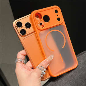 Funda Magnética de Lujo para Teléfono Móvil, Material de PC, Acabado Mate, Resistente a Golpes, para 11-17 Pro Max - Product Image 2