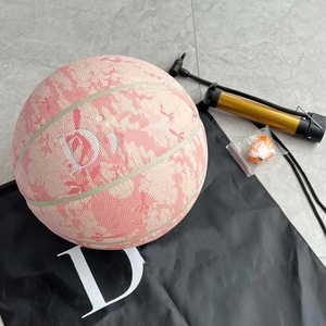 High Quality Leather Basketball Silk Screen Printed Custom Logo Promotional <b>Gift</b> Set with Multi-Color Options for Friends - Product Image 1