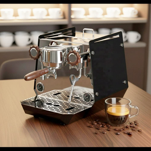 Vintage Espresso Coffee Machine Commercial Dual Boiler Rotary <b>Pump</b> Italian Maker for Cafe Chain Store Office Home Use High Volum - Product Image 3