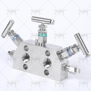 Collecteur à trois vannes haute pression en acier inoxydable 316, filetage interne, collecteur coplanaire 304, transmetteur de pression, vannes - Product Image 3