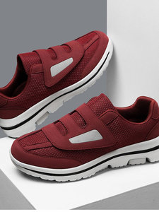 <span class=keywords><strong>Chaussures</strong></span> de style de marche à enfiler pour femmes Tige respirante pour les personnes âgées d'âge moyen Gonflé Puffy Fat Foot Moms & Friends Personnes âgées - Product Image 4