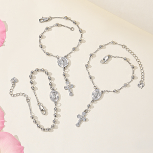 Pulseras Religiosas Geométricas <span class=keywords><strong>de</strong></span> Latón con la Virgen <span class=keywords><strong>de</strong></span> Guadalupe, Zirconia, <span class=keywords><strong>Rosario</strong></span> Cristiano <span class=keywords><strong>de</strong></span> Jesús, Cruz, Chapado en <span class=keywords><strong>Oro</strong></span> <span class=keywords><strong>de</strong></span> <span class=keywords><strong>14K</strong></span>, Regalo <span class=keywords><strong>para</strong></span> <span class=keywords><strong>Mujer</strong></span> - Product Image 4