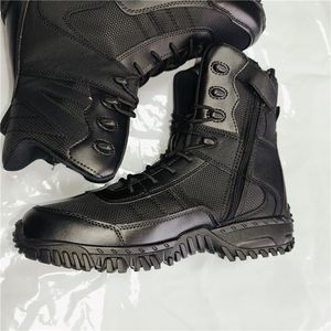 Bottes tactiques respirantes en cuir noir TSB204, chaussures de randonnée légères AS33 A533 - Product Image 2