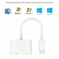 Multi-function USB Type C Expansion Docking Station HDTV Screen Projection 4K 60Hz PD 100W TV Screen Converter Cable