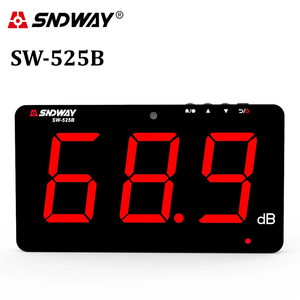 SNDWAY SW-525B 30 Đến 130db <span class=keywords><strong>LCD</strong></span> Lớn Decibel Máy Đo Tiếng Ồn Loại Treo Kỹ Thuật Số Máy Đo Mức Âm Thanh - Product Image 2