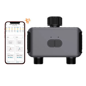 Programmateurs d'arrosage intelligents pour jardin, 2 sorties, contrôleur d'irrigation goutte à goutte, vanne d'eau, temporisation de pluie, programmables - Product Image 1