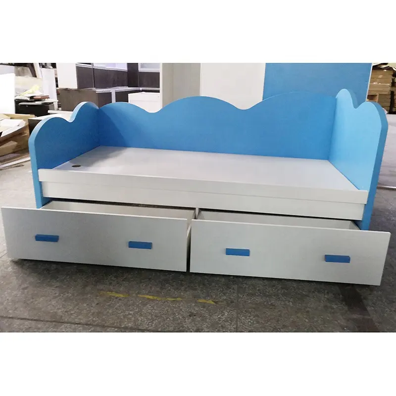 Personalize camas de crianças EUAD103-Blue design europeu moderno quarto das crianças