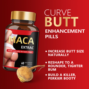 OEM Groothandel BBL Pillen Zwarte Natuurlijke Maca Wortel Capsules Wortel voor Volwassenen Heup- en Billenvergroting 60 Capsules Energie/Geheugenondersteuning - Product Image 6
