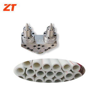 Пользовательские красочные ПВХ Трубы Экструзионные инструменты UPVC 2-нитевая головка ПВХ двойная полостная трубка Экструзионная форма - Product Image 1