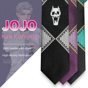 <span class=keywords><strong>Jojo</strong></span> Tie kira yoshino เวอร์ชั่นญี่ปุ่นเนคไทสีดำสำหรับผู้ชาย - Product Image 4