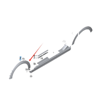 L'apprêt pour les sourcils de la roue avant droite 51119450648 convient à BMW MINI ONE F56LCI