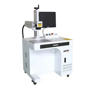Stainless Steel Metal Parts Marking Machine 20W-100W Raycus Max JPT MOPA Fiber Etching Engraving for Printing Shops