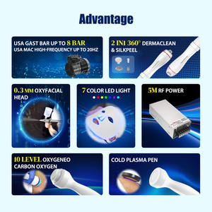 HydraMaster14 In1Micro, Máquina de Microdermoabrasión con Corriente, Burbujas de CO2 y Oxígeno, Última Tecnología Oxylight para Limpieza Facial, Cuidado de la Piel y Rejuvenecimiento - Product Image 5