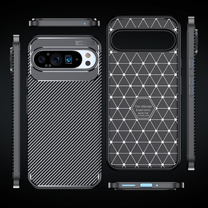 Business 2025 Luxury Carbon <strong>Fiber</strong> TPU Silicone Protective Cell Phone Cover Case for <strong>Google</strong> Pixel 10 Pro XL 10 9A 9 PRO XL Covers - Product Image 4