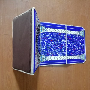 Vendita calda della fabbrica <span class=keywords><strong>stampa</strong></span> <span class=keywords><strong>digitale</strong></span> design personalizzato tappeto da preghiera musulmano portatile tappetino da preghiera cristiano pieghevole da viaggio - Product Image 2