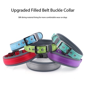 <span class=keywords><strong>Collar</strong></span> Reflectante Personalizado para Mascotas, Ajustable, de Lujo, Acolchado de Neopreno, Cómodo, de Nailon, para Perros - Product Image 1