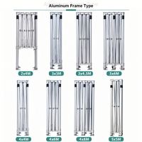 Tentes pliantes promotionnelles personnalisées en aluminium pour salons professionnels, chapiteaux et auvents pour événements