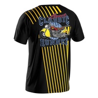 Kaos Balap Lengan Pendek Pria dari Poliester Tahan Lama & Atasan Bernapas untuk Latihan Harian dan Kompetisi