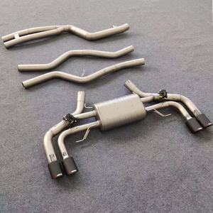 Sistema de Escape Catback de Acero Inoxidable TLS con Acabado Espejo para M340i G20 B58 2018-2023 con Válvula <span class=keywords><strong>RC</strong></span> y Puntas, Sonido Agresivo - Product Image 2