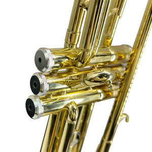 <span class=keywords><strong>Trompeta</strong></span> Profesional de Latón con Llaves Bb, Marca Boult, Precio Económico, Acabado en Laca Dorada, OEM, en Venta - Product Image 3