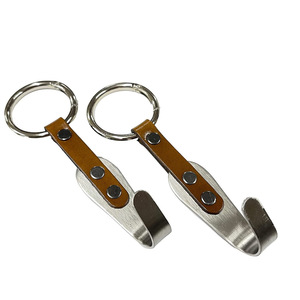 Stroller <b>hooks</b>, metal and leather stroller <b>hooks</b>, <b>car</b> rear seat <b>hooks</b> for storage. - Product Image 4