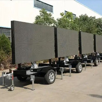 Écran LED mobile numérique extérieur étanche pour véhicule, camion, remorque, prix d'usine, personnalisé, 1080P, luminosité 5000cd