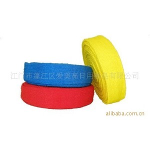 Éponge à récurer Scrub King, rectangulaire, motif quadrillé, rouge, jaune, vert, bleu, pour casseroles et poêles - Product Image 2