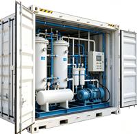 Generator Nitrogen PSA Kapasitas Besar Unit Lengkap Dengan Sistem Kompresor Udara Peralatan Produksi Nitrogen Industri